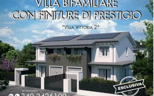 CARPI VILLA A SCHIERA IN BIFAMIGLIARE