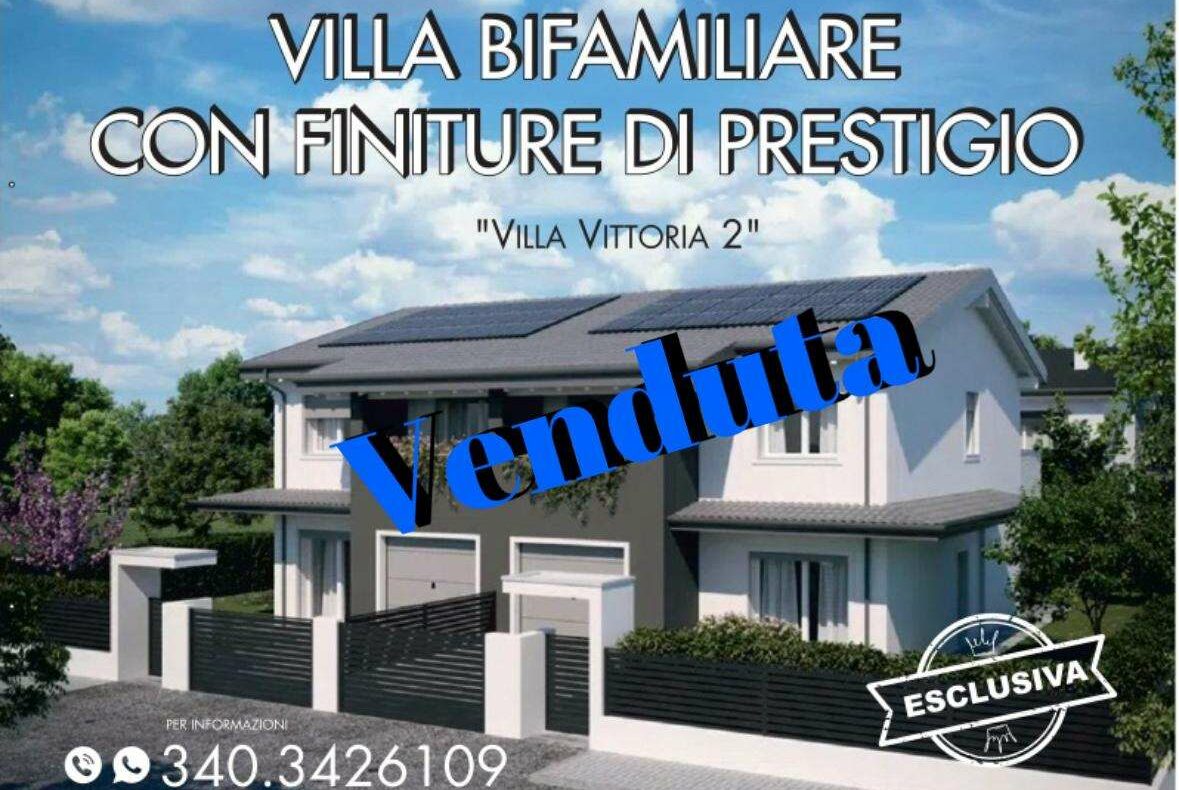 CARPI VILLA A SCHIERA IN BIFAMIGLIARE