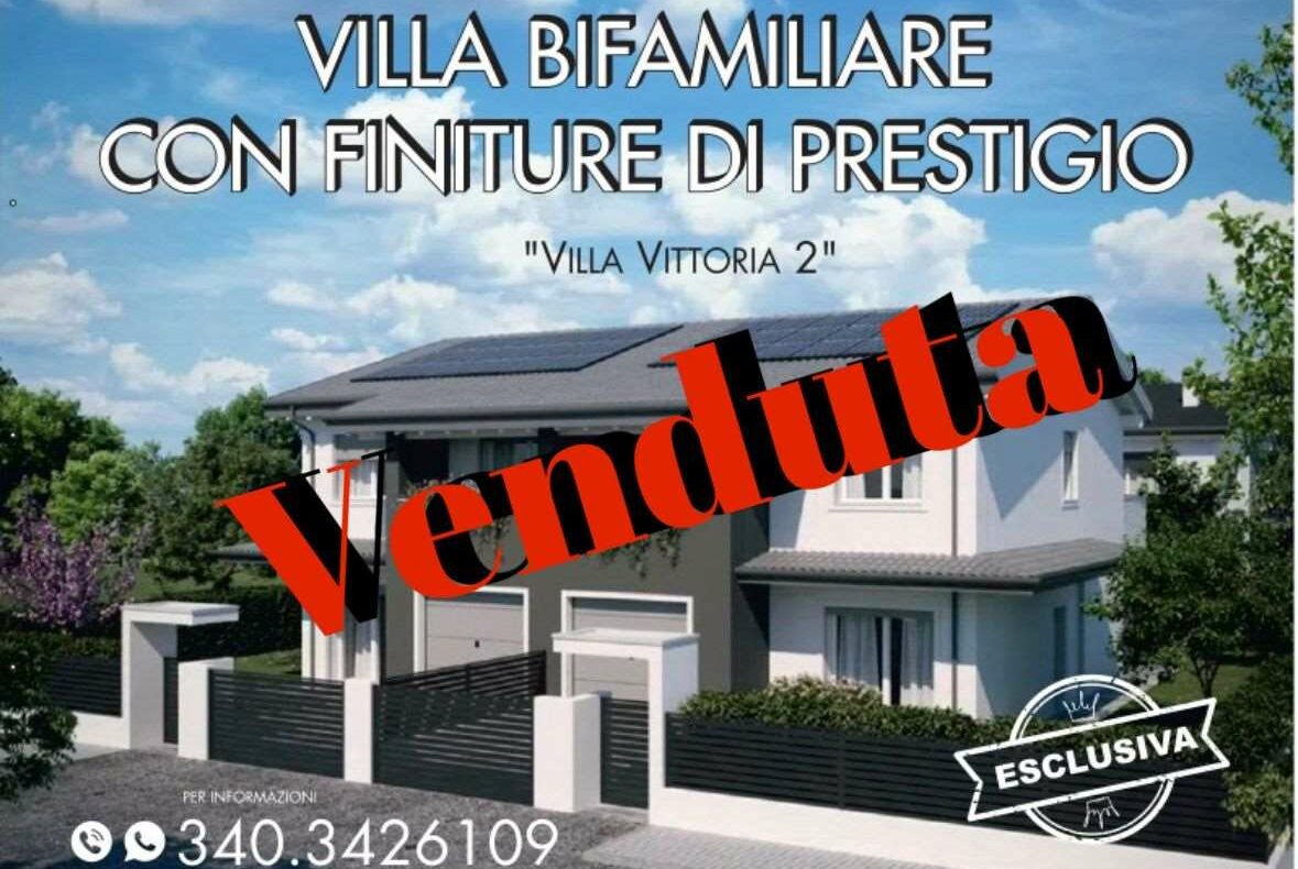 CARPI VILLA A SCHIERA IN BIFAMIGLIARE