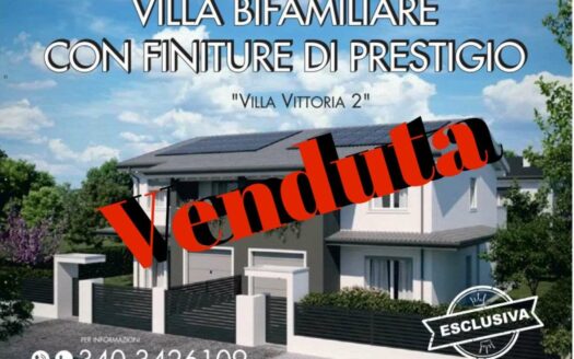 CARPI VILLA A SCHIERA IN BIFAMIGLIARE